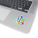Triangles Everywhere Rainbow | Kiss-Cut Stickers