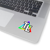 Triangles Everywhere Rainbow | Kiss-Cut Stickers