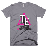 Triangles Everywhere | Shirt | Pink/White/Black