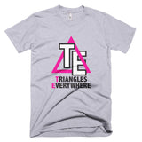 Triangles Everywhere | Shirt | Pink/White/Black