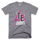 Triangles Everywhere | Shirt | Pink/White/Black | Reversed