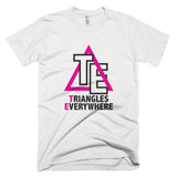 Triangles Everywhere | Shirt | Pink/White/Black