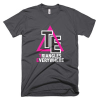 Triangles Everywhere | Shirt | Pink/White/Black | Reversed