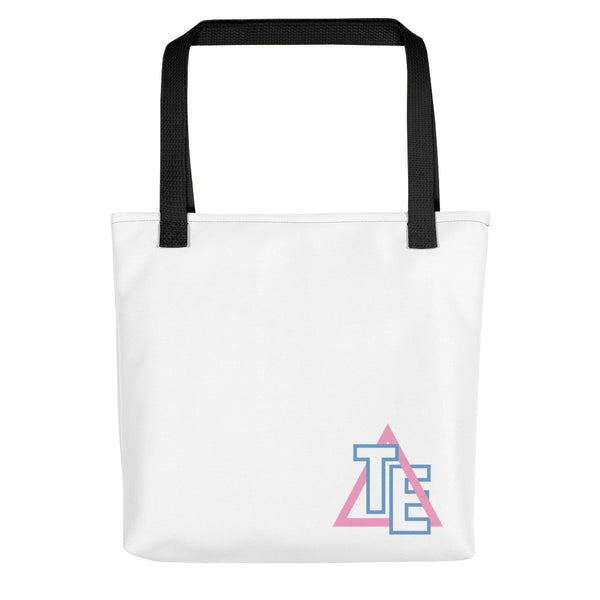 Triangles Everywhere Pink & Blue Tote bag