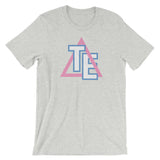 Triangles Everywhere Pink & Blue Logo T-shirt