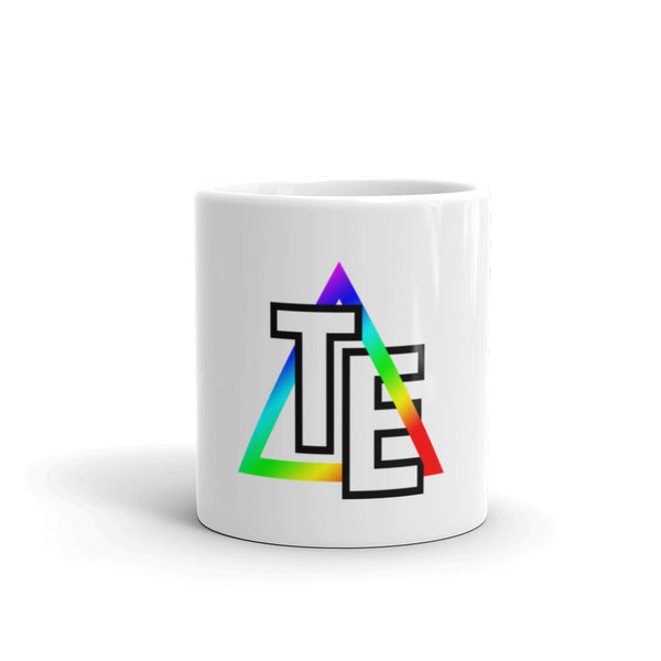 Triangles Everywhere Rainbow Mug
