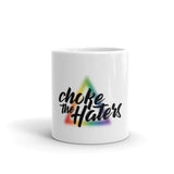 Triangles Everywhere choke the haters Mug