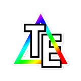 Triangles Everywhere Rainbow Bubble-free stickers