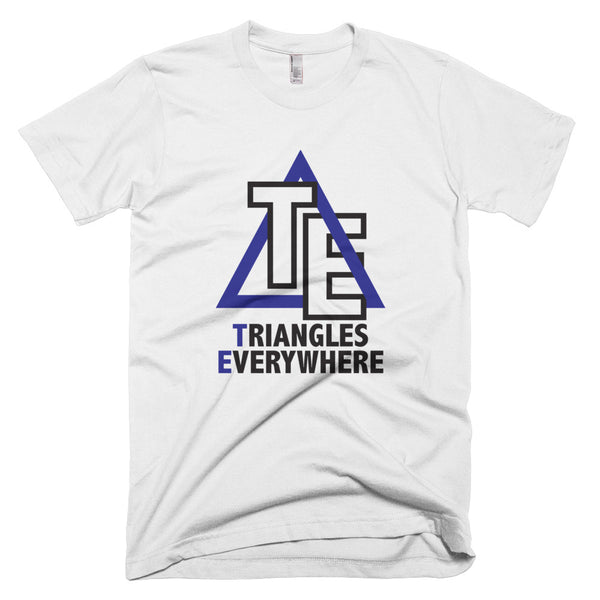 Triangles Everywhere | Shirt | Blue/White/Black
