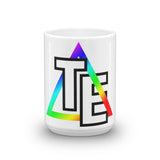 Triangles Everywhere Rainbow Mug